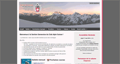 Desktop Screenshot of cas-geneve.ch